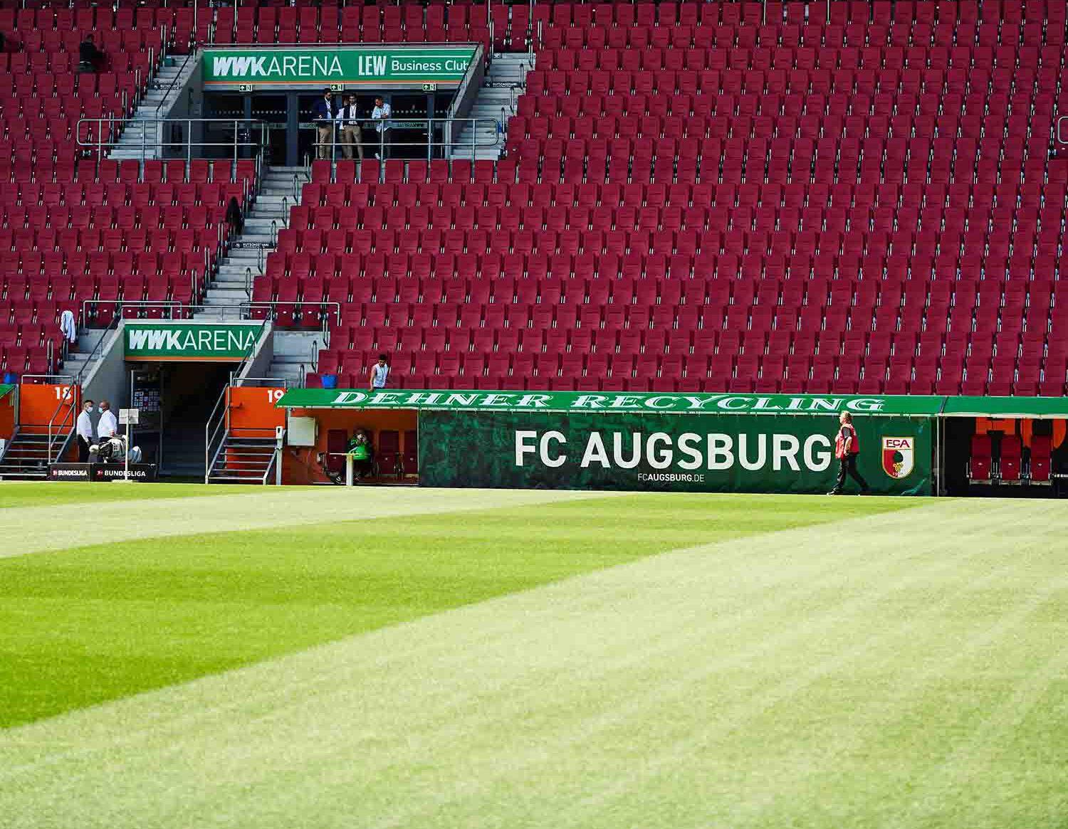 GL-Gastro-Service-GmbH-Augsburg-Kassenbereich-WWK-Arena FC-Augsburg Borussia Moenchengladbach